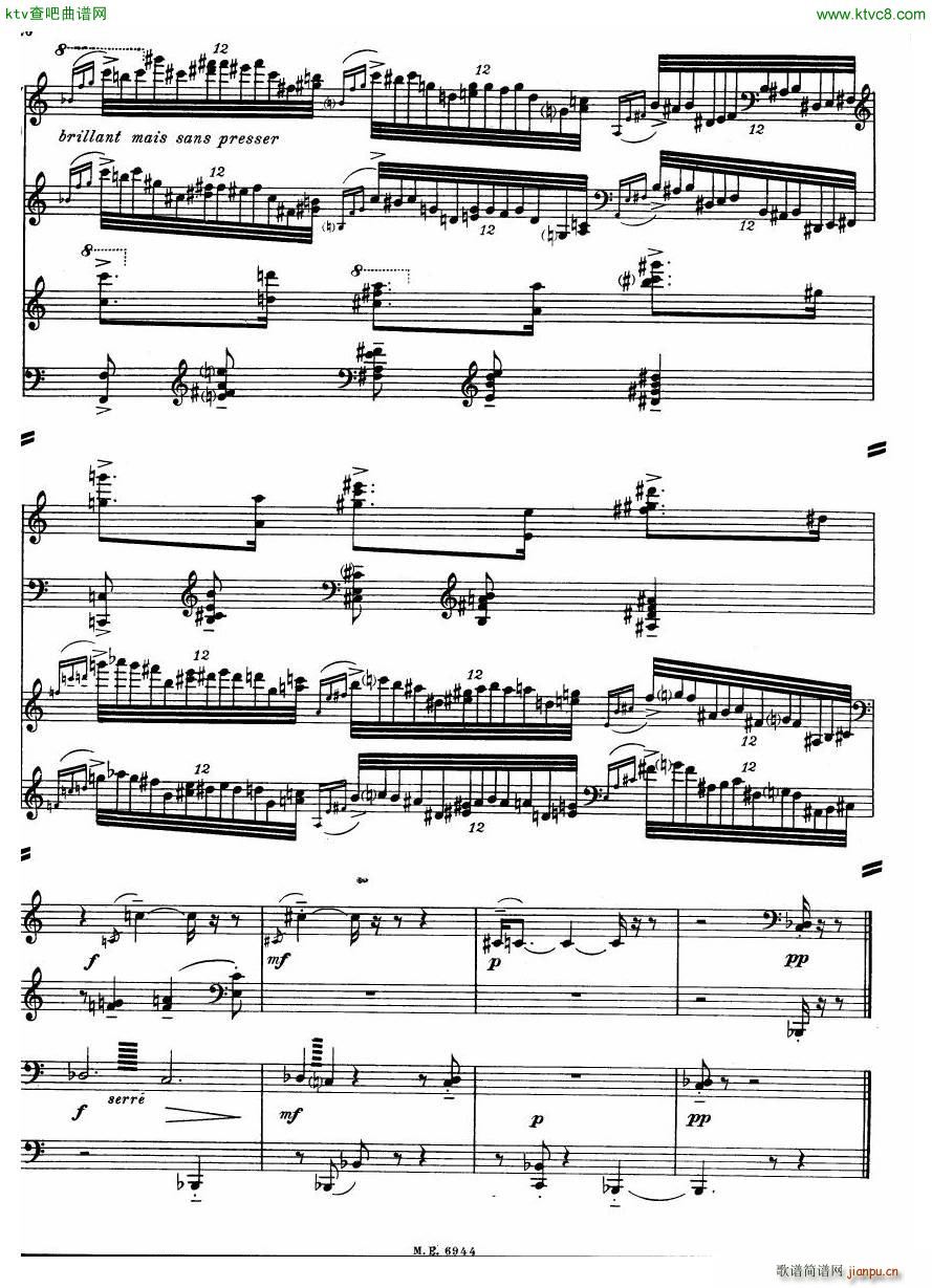 Auric Partita for two pianos(����V)26