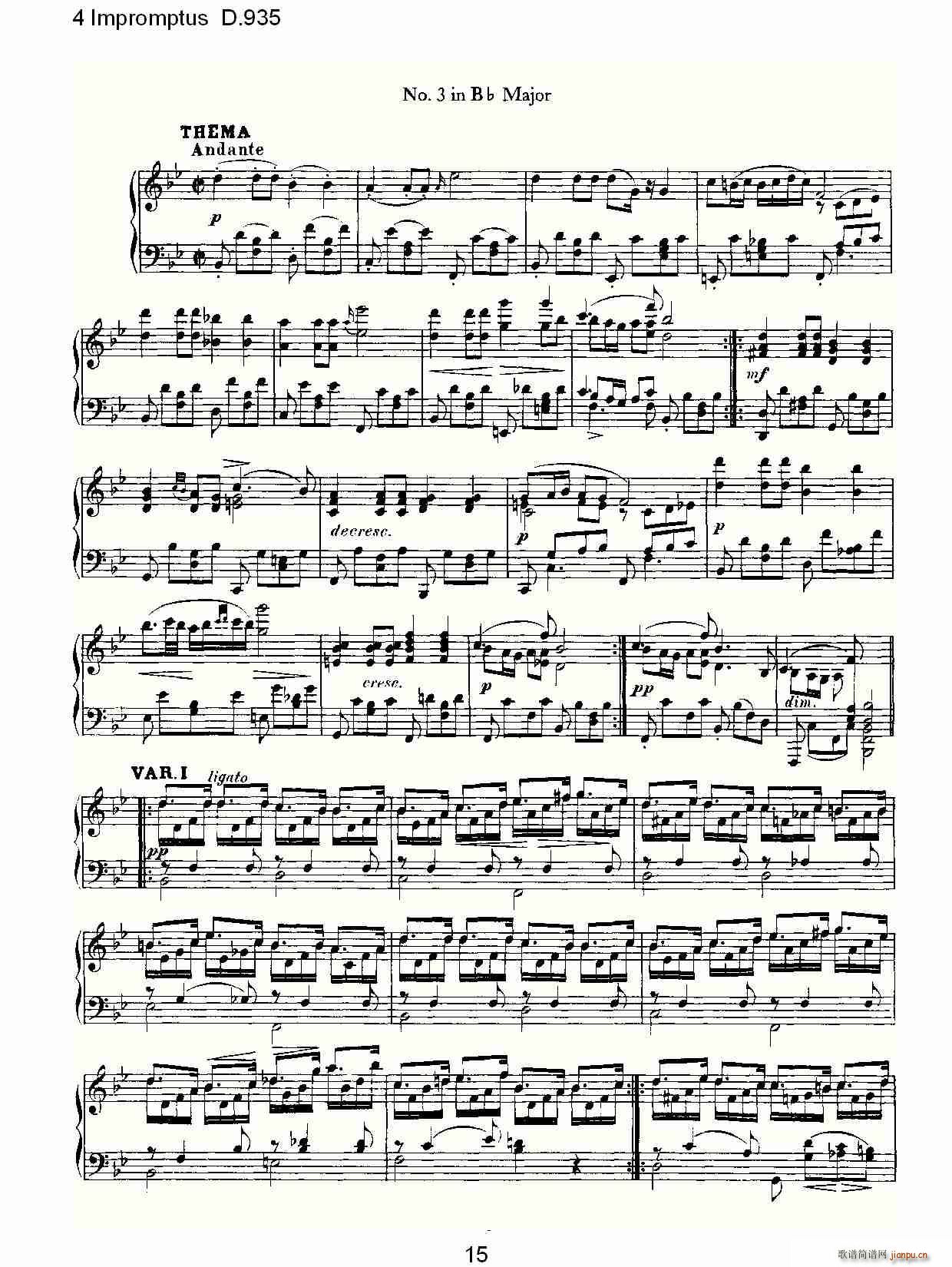 4 Impromptus D.935(ʮ�ּ�����)15