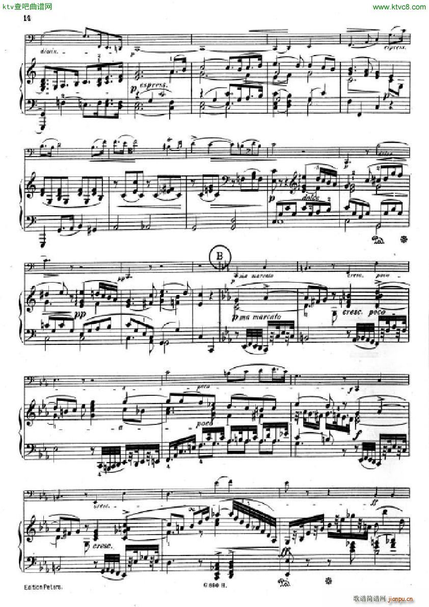 Hummel Sonata for cello and piano(����V)12