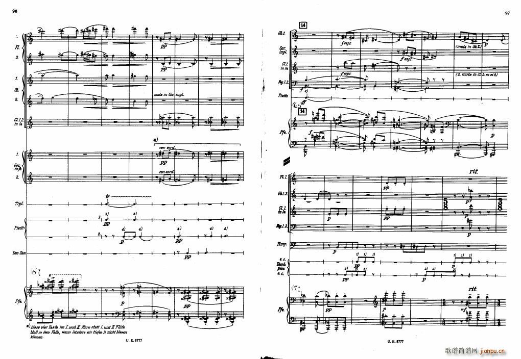 Bartok SZ 83 Piano Concerto No1 Full Score ��(����V)8