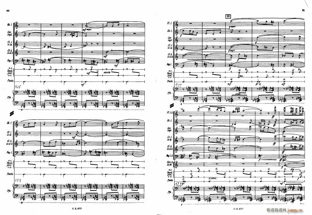 Bartok SZ 83 Piano Concerto No1 Full Score ��(����V)5