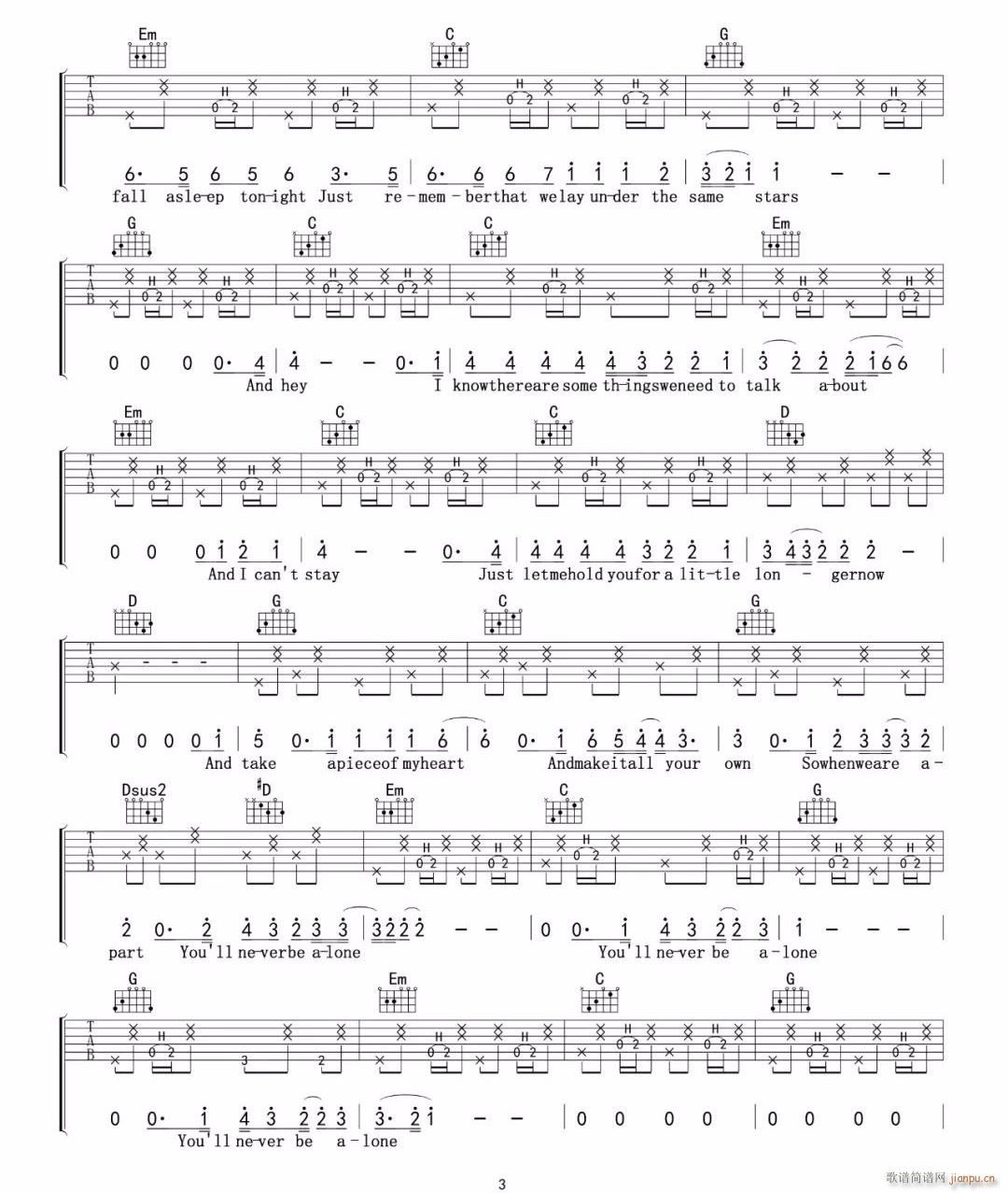 Never Be Alone G�{(�����V)3