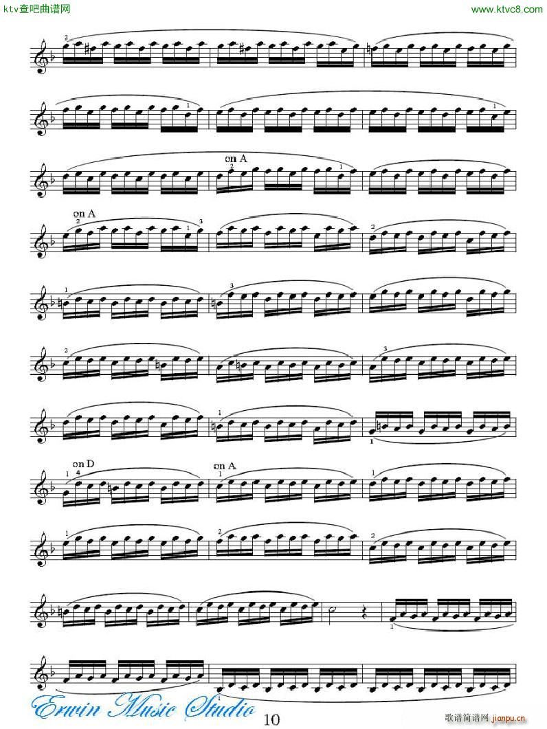 ���R�ɠ� 42�׾�����Rudolphe Kreutzer 42 Studies 01 12(ʮ�ּ�����)10