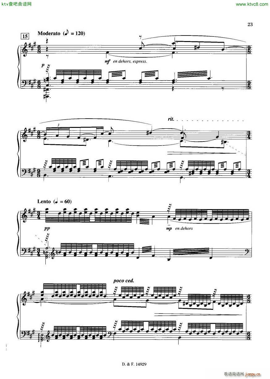 Durufl�� Op 6 Trois Danses(����V)22