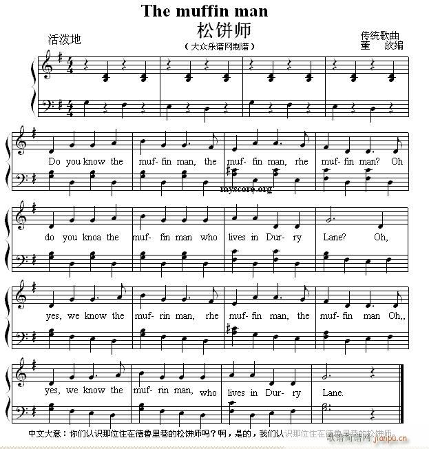 Ӣ�ă��菗�� The muffin man ���(����V)1