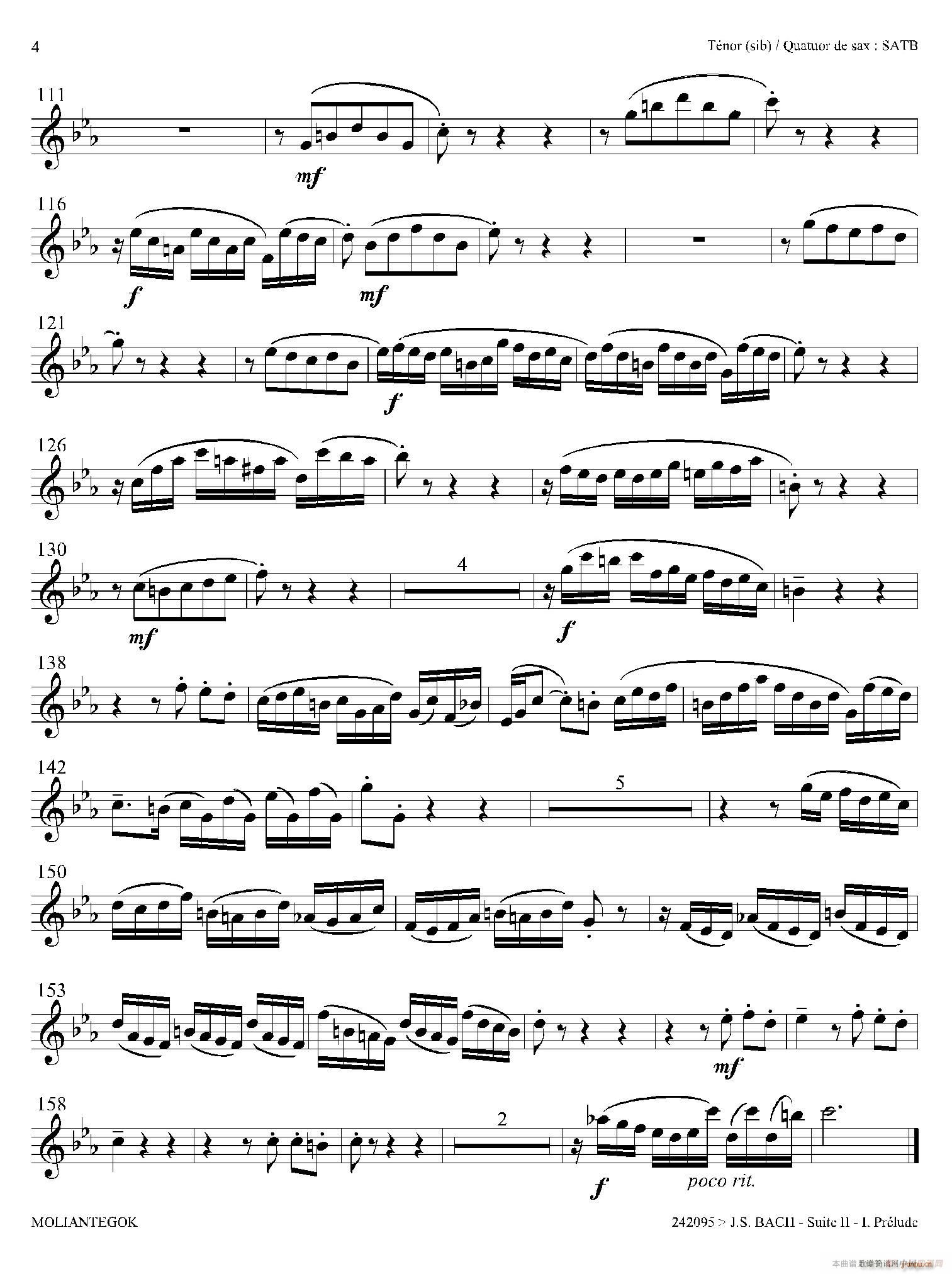 Suite anglaise No 2 BWV 807 �����M��֮�� ǰ���� �������_��˹(ʮ�ּ�����)3