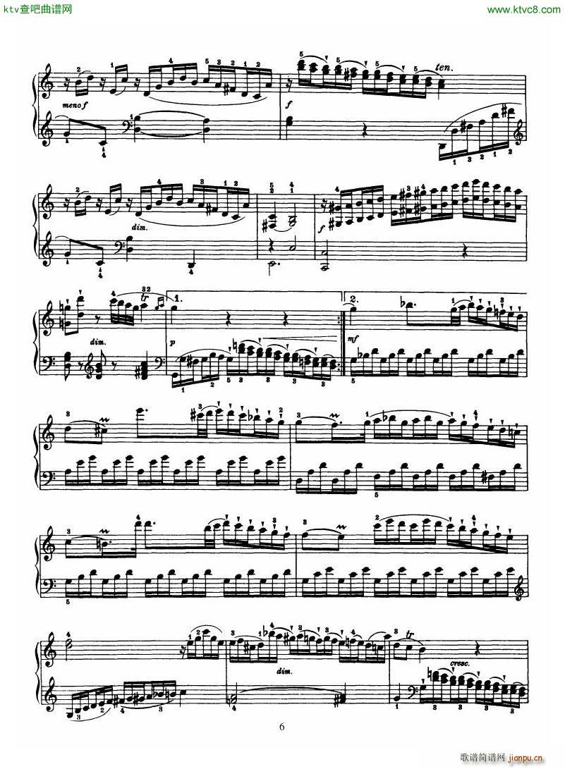 Haydn Piano Sonata No 39 In G(����V)6