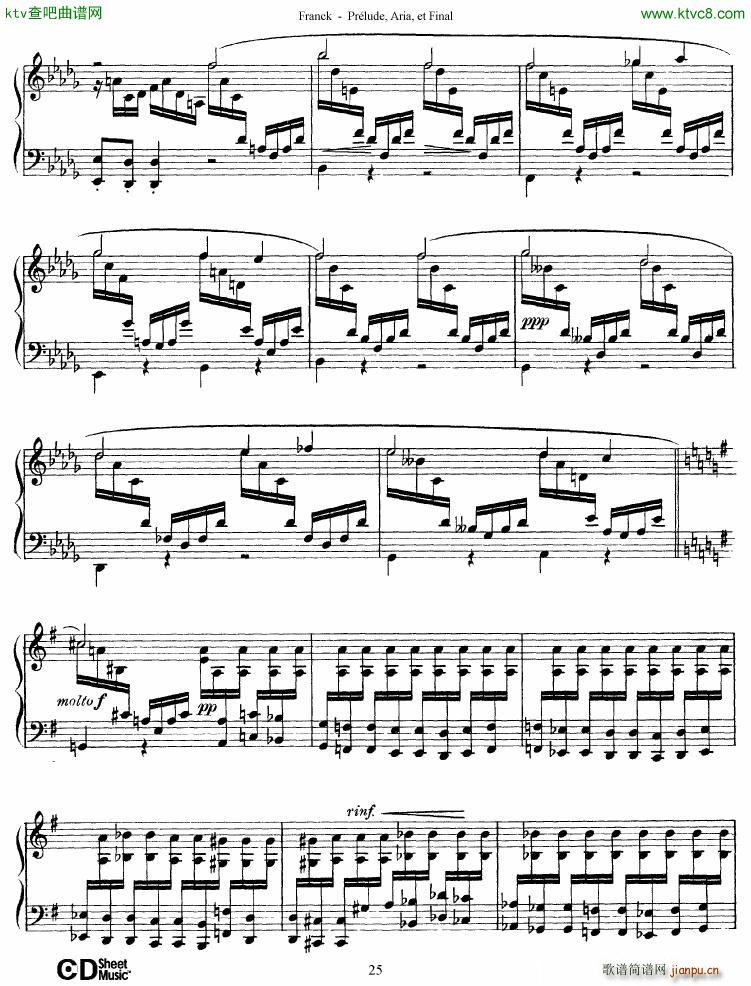 Franck Pr��lude Aria et Final(����V)25
