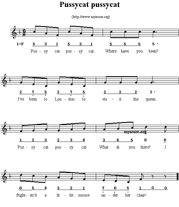 Ӣ�ă��裺Pussycatpussycat(����)1