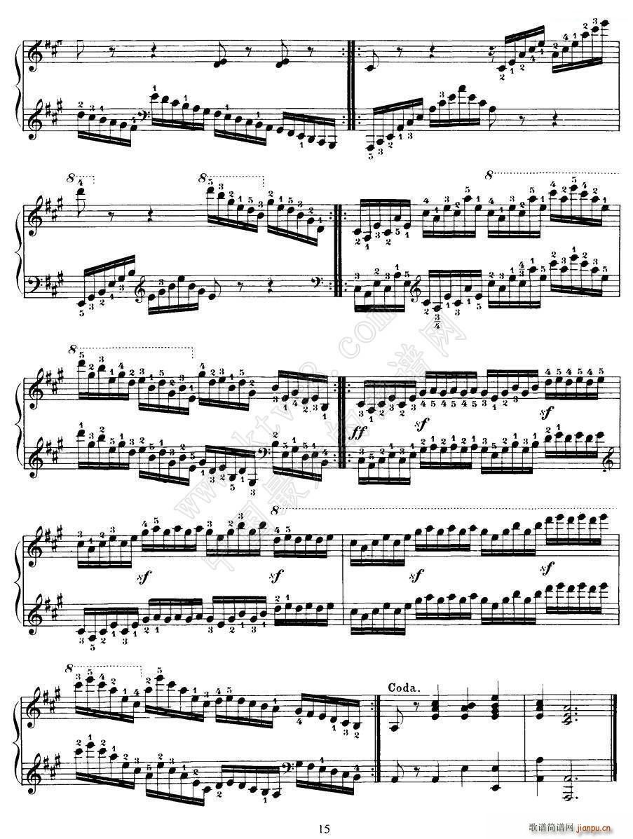 Czerny 40 Daily Exerci Op 337 11 15 40���ճ�Ӗ����(����V)5