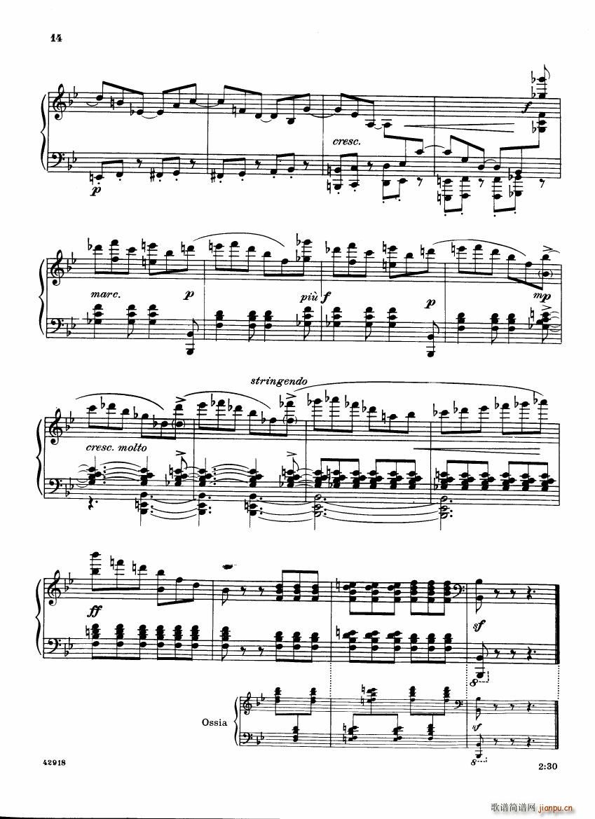 Barber op 28 Souvenirs piano solo(����V)14