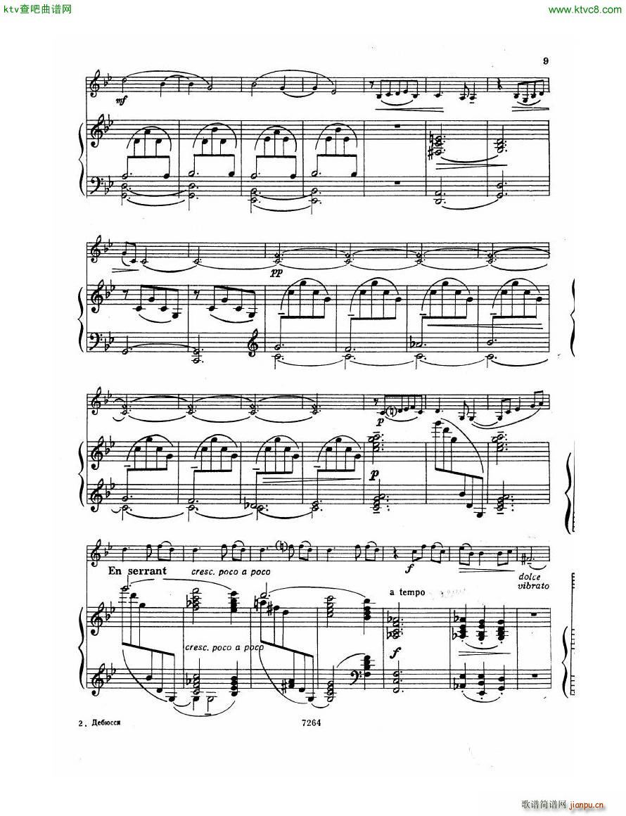 Debussy Violin Sonata Pn(����V)8