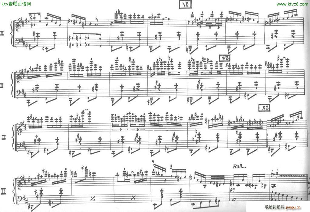 Bolling Sonata for Two Pianist no 2 Part3(����V)5