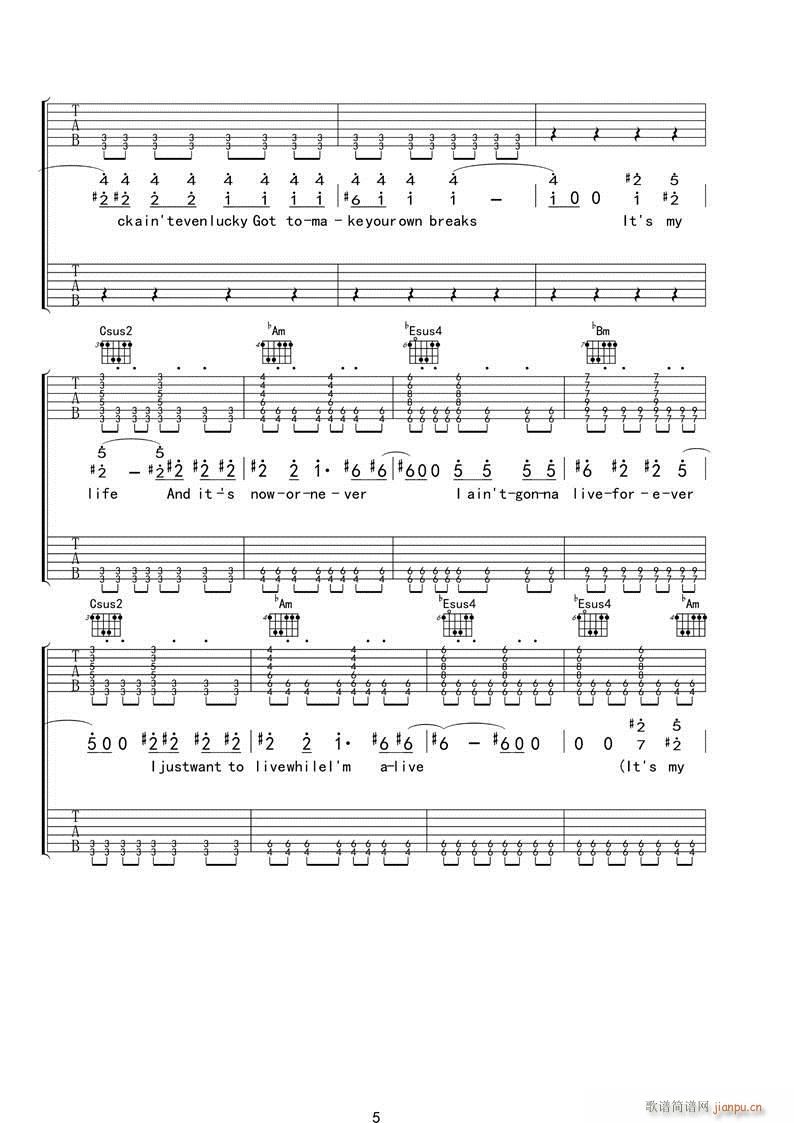 It is my life(�����V)5