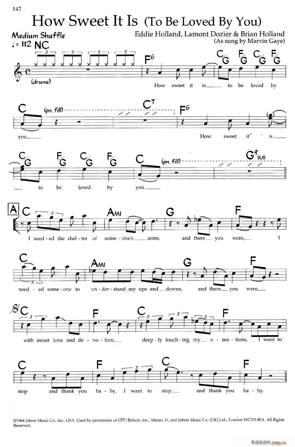 How Sweet It Is To Be Loved By You ������(ʮ�ּ�����)1