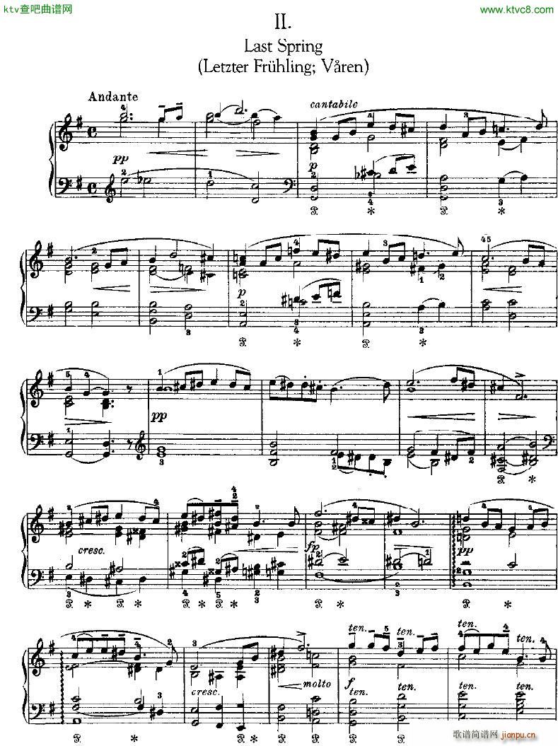 Two Elegiac Melodies op 34(����V)3