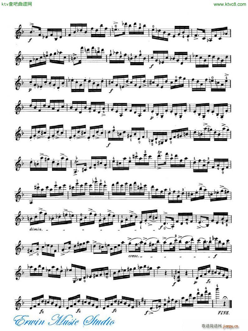 �_�� 24�׾�����Pierre Rode 24 Studi Per violino 17 24(ʮ�ּ�����)16