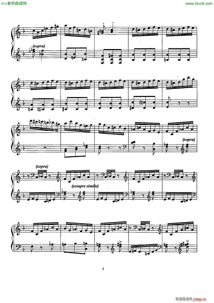 Etude No 6 Omaggio a Domenico Scarlatti(����V)3