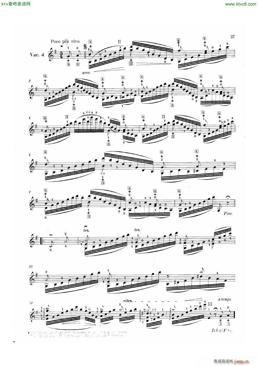 H W Ernst 6 Polyphonic Studies(����V)26