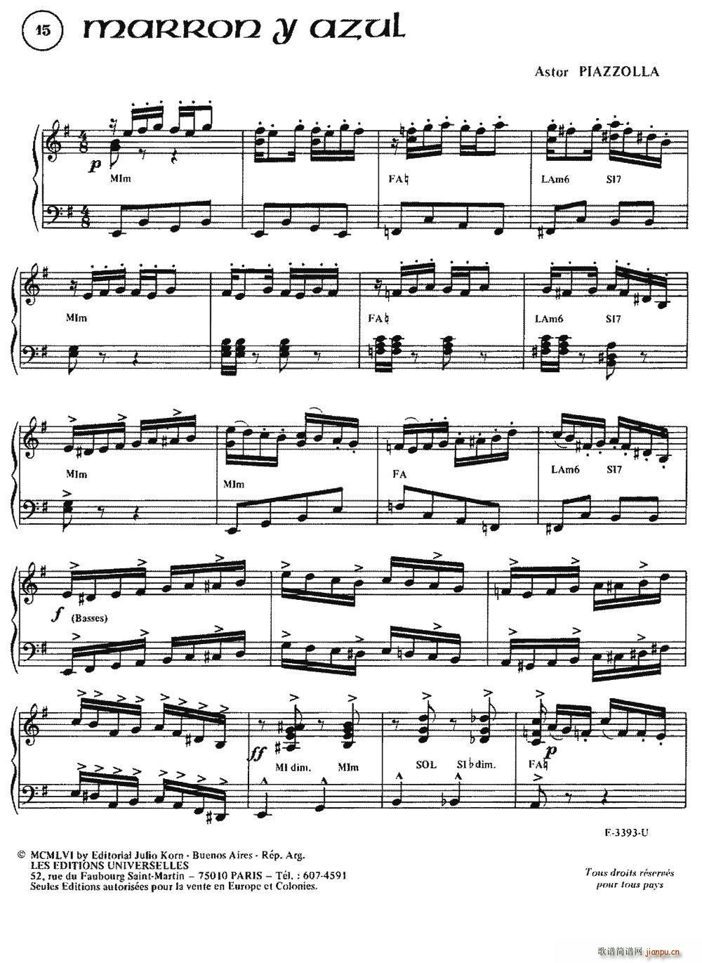 Piazzolla�ϼ� 15 Marron Y Azul(���L(f��ng)���V)1