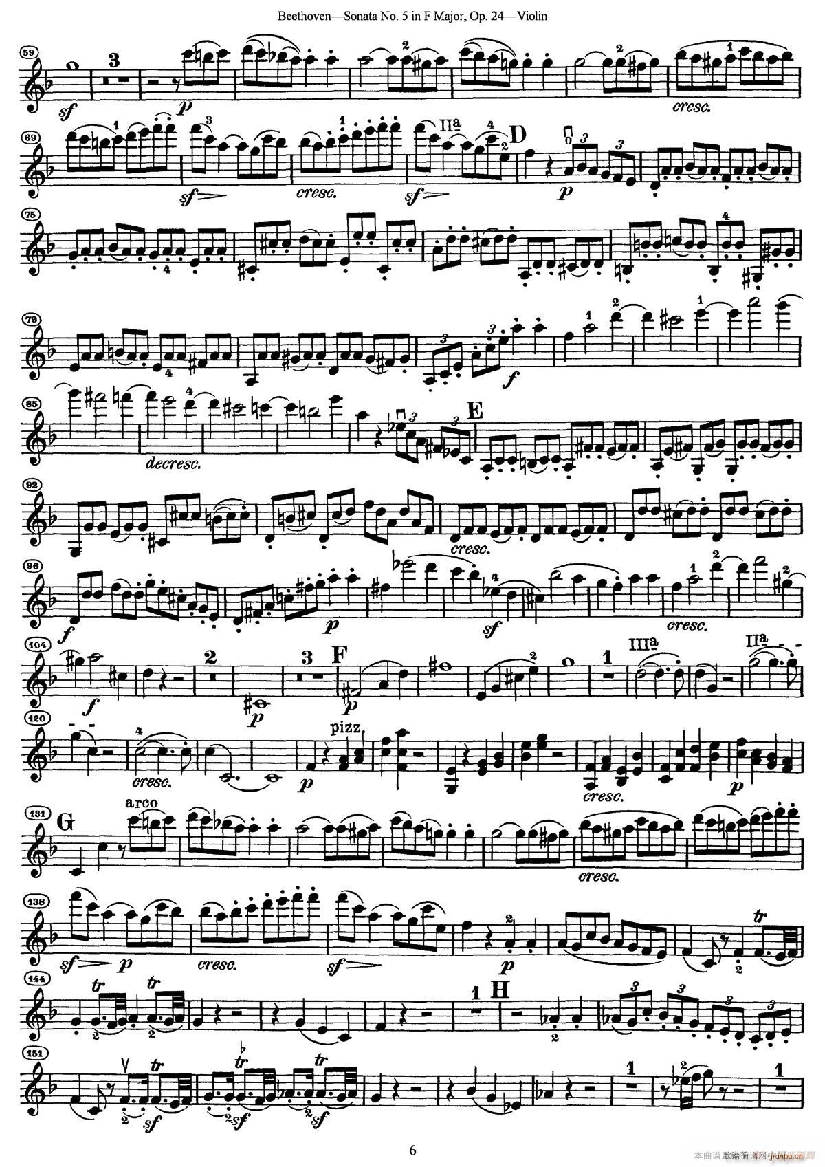 Sonata No 5 in F Major Op 24 F���{����С�������Q��(С�����V)5