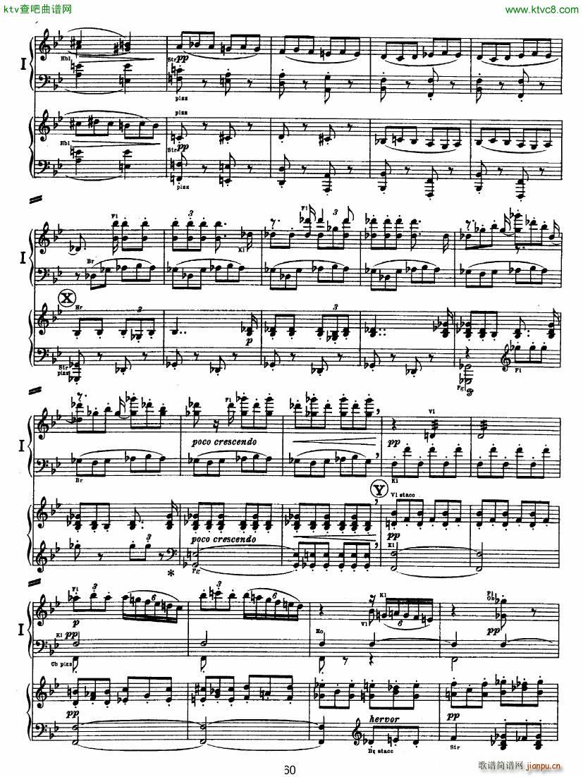Bruckner Symphony No 4 4 hands arr ��(����V)9