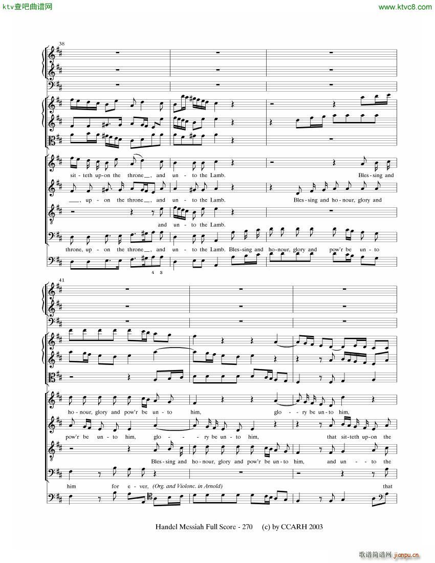 G F Handel Messiah Open Score ��(����V)29