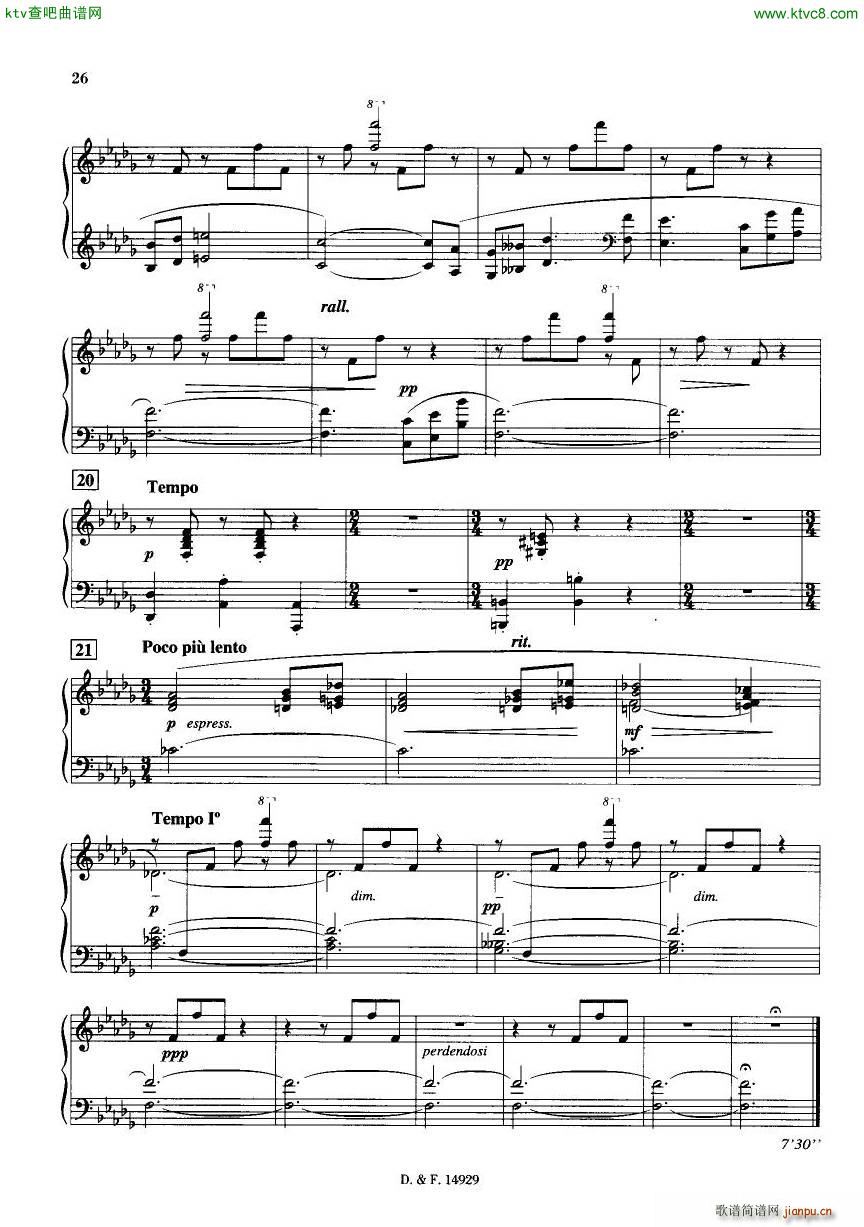 Durufl�� Op 6 Trois Danses(����V)25