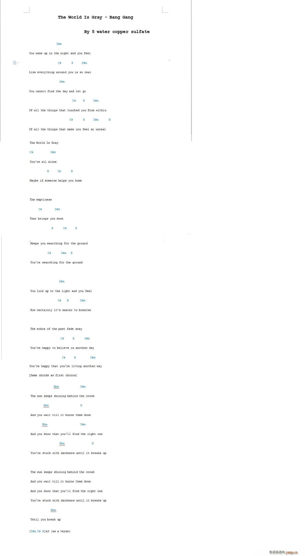 the world is gray(�����V)1