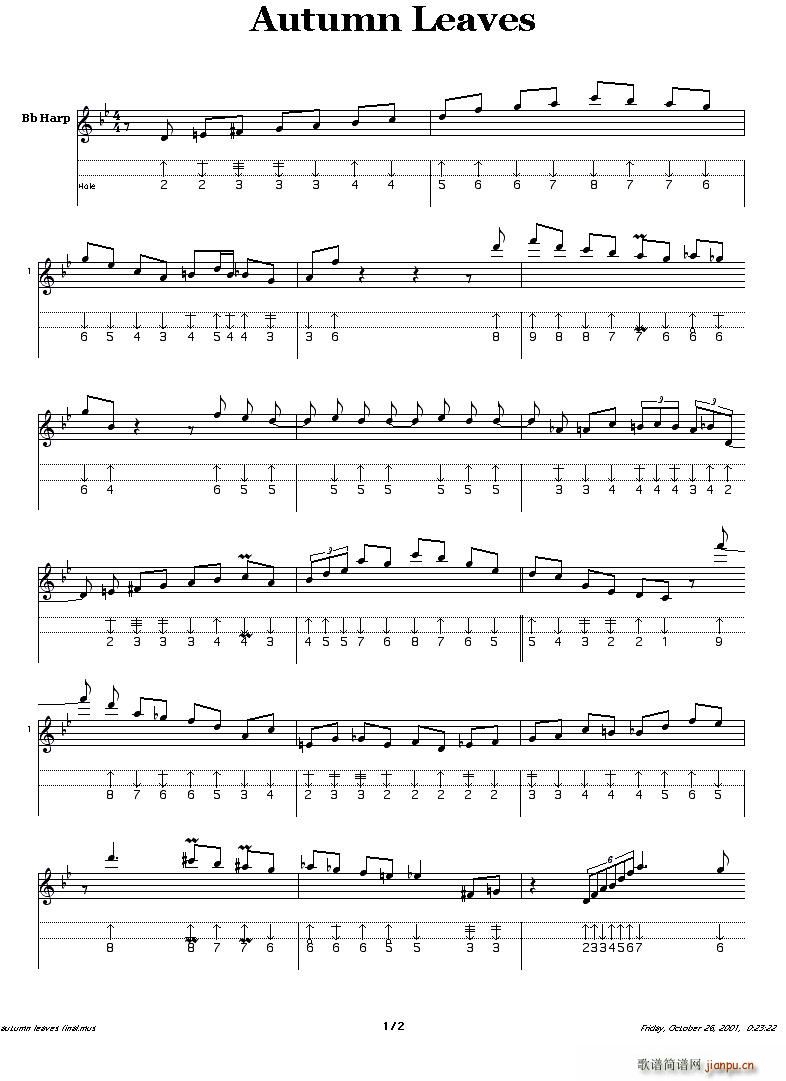 Autumn Leaves ���~ ����˹(�����V)1