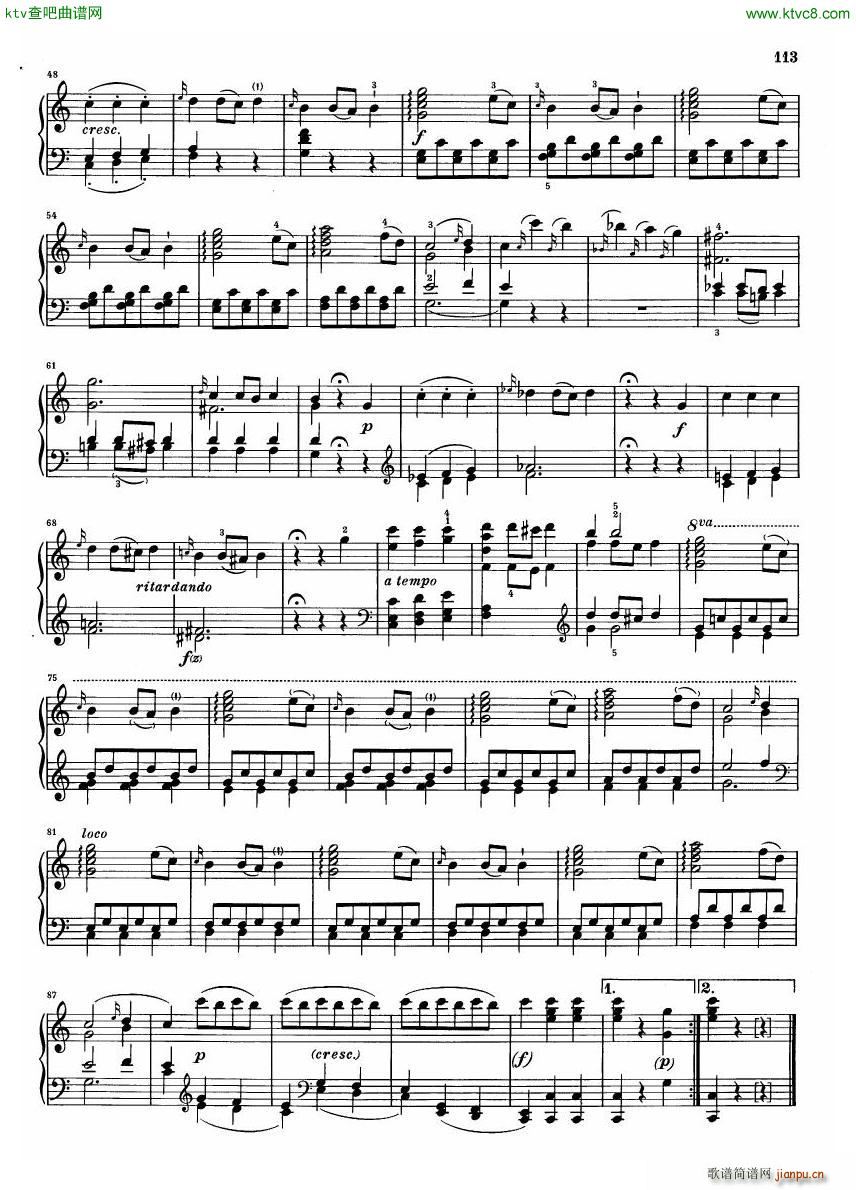 Haydn hob xvi 50sc Sonata60(����V)14