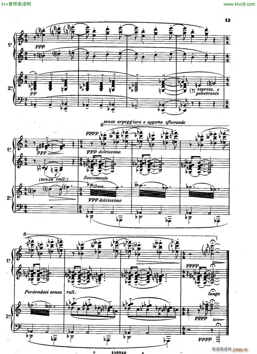 Casella Five Easy Pieces Pupazzetti 4 hands 1915(����V)13