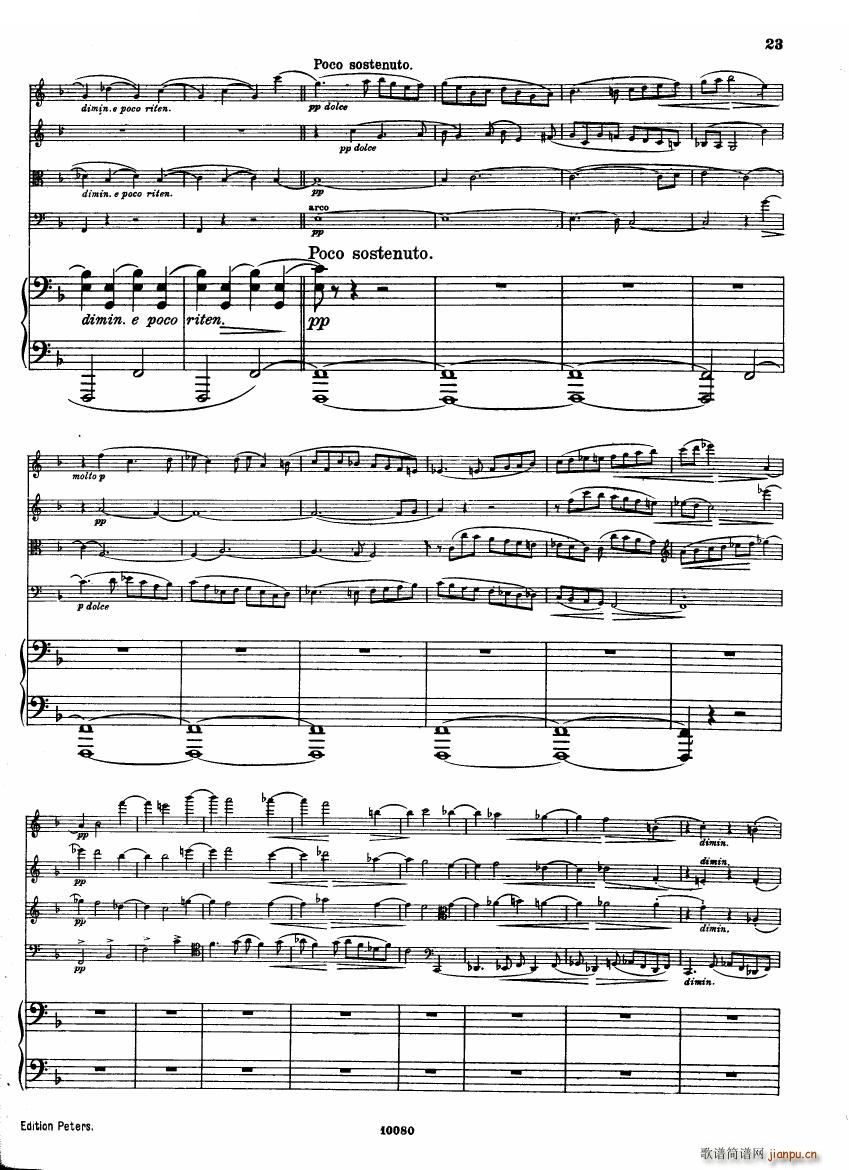 Brahms op 34 Piano Quintet f minor score һ(����V)22