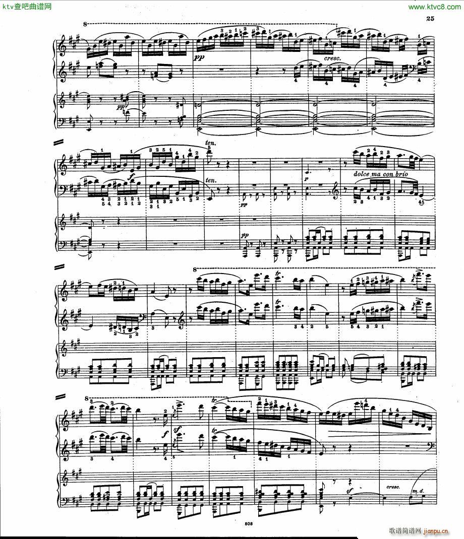 Hummel op 56 Rondo brillant pno orch(����V)24