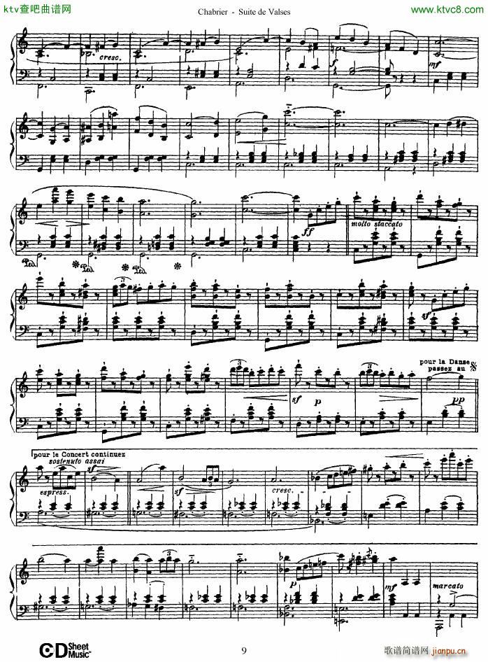 Chabrier Suite de Valses(����V)9