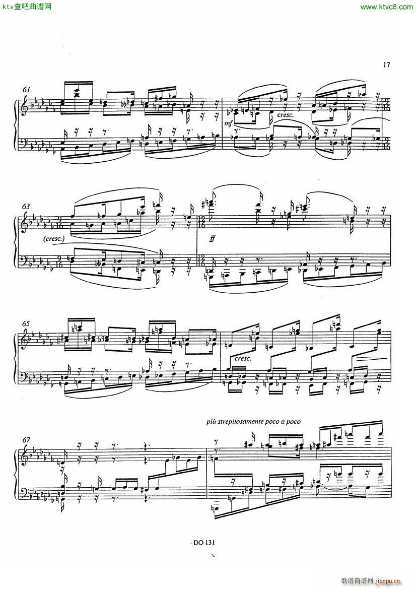 Etude No 12 Pr��lude et Fugue(����V)15