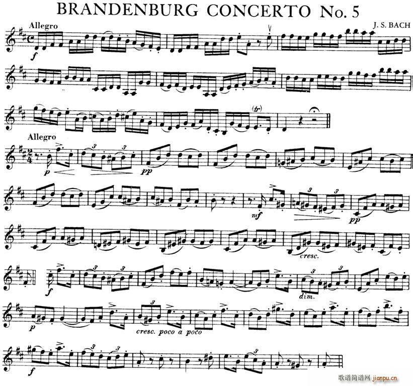 BRANDENBURG CONCERTO No.5(ʮ�ּ�����)1