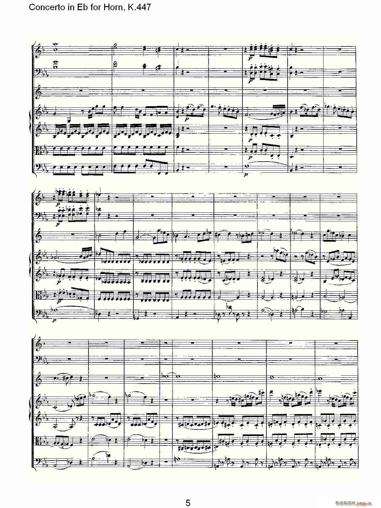 Concerto in Eb for Horn, K.447(ʮ�ּ�����)5