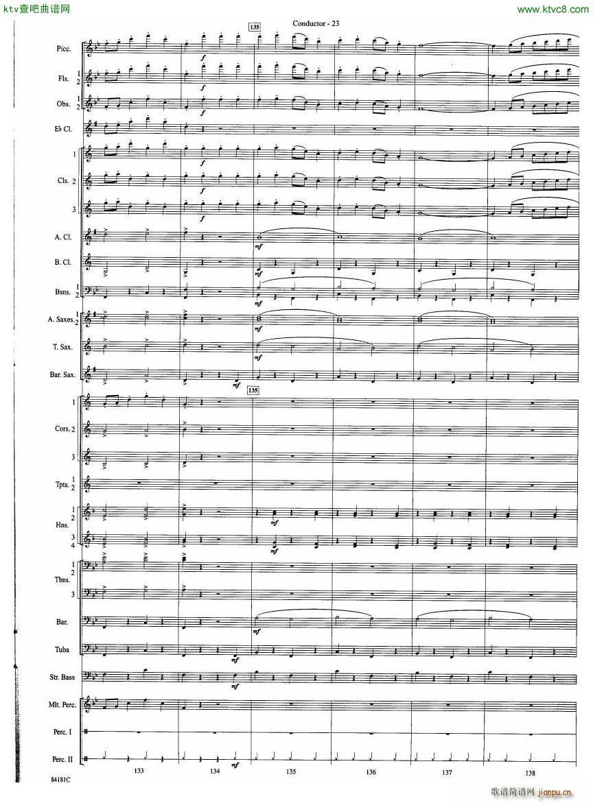 Anderson Sleigh Ride full score(����V)24