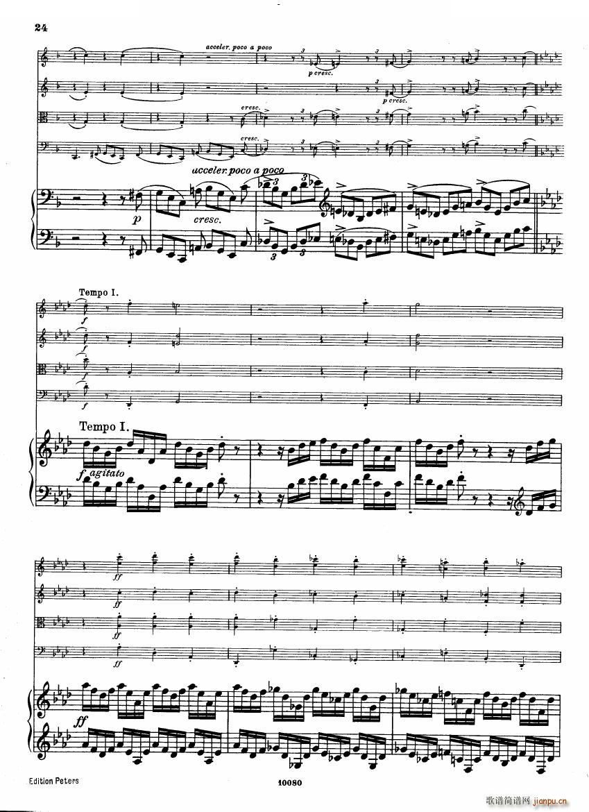 Brahms op 34 Piano Quintet f minor score һ(����V)23