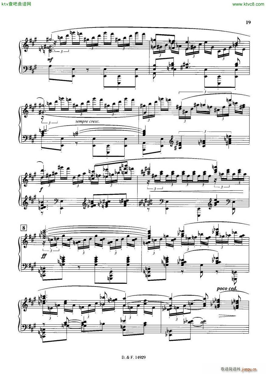 Durufl�� Op 6 Trois Danses(����V)18