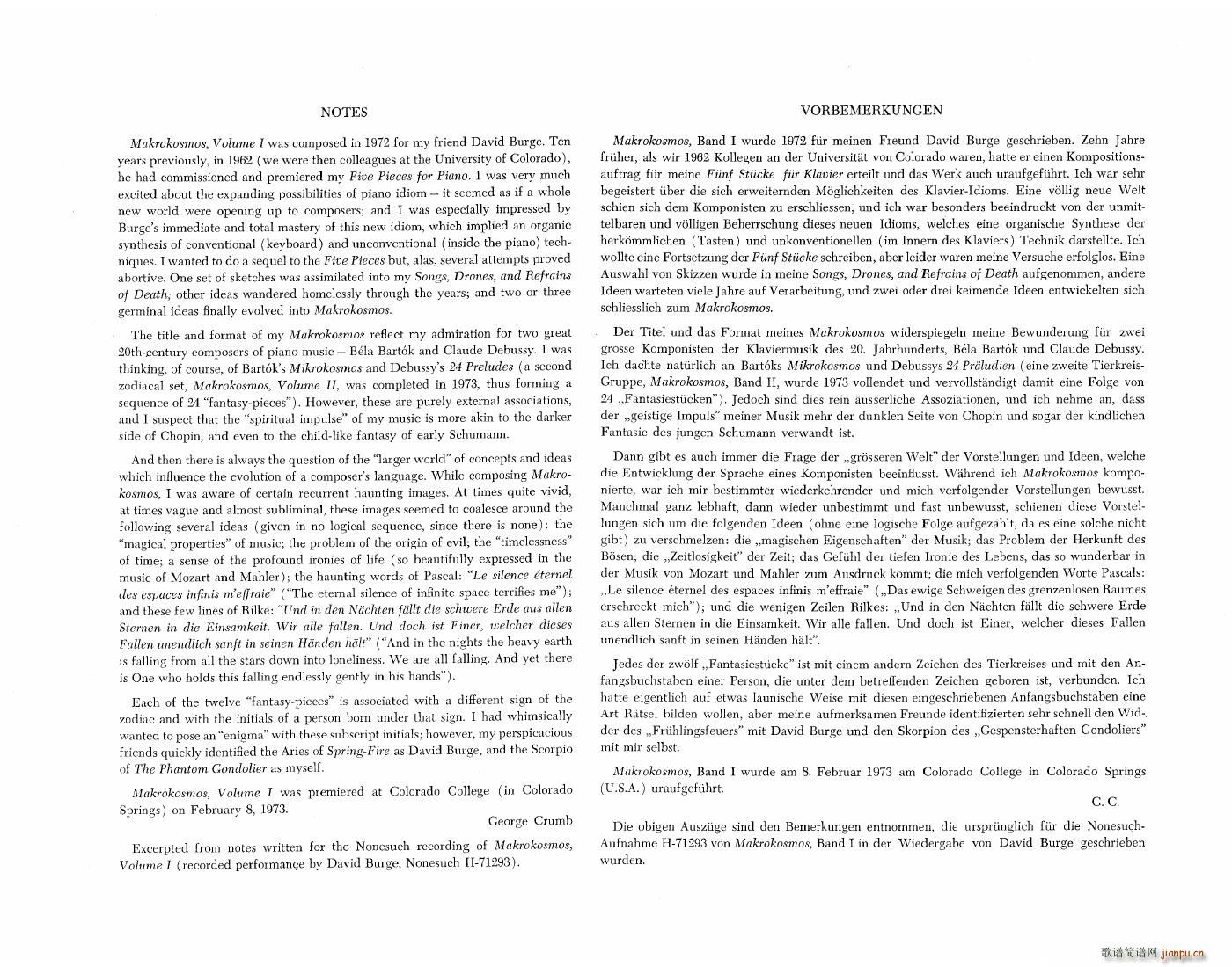 Crumb Makrokosmos Volume 1(����V)1