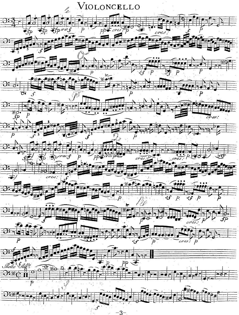 Mozart Quartet No 14 in G Major K 387 Cello(ʮ�ּ�����)3