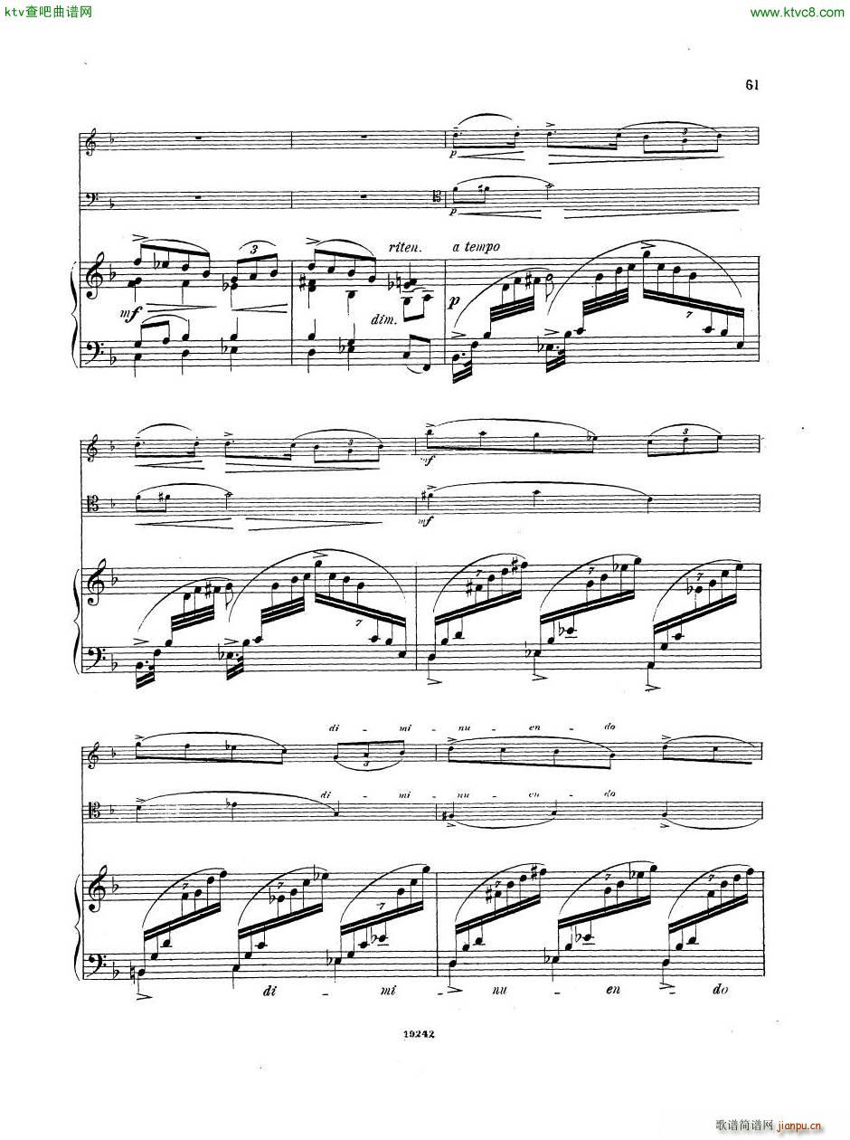 Arensky op 32 Piano Trio No 1 in D minor 1894 ��(����V)11