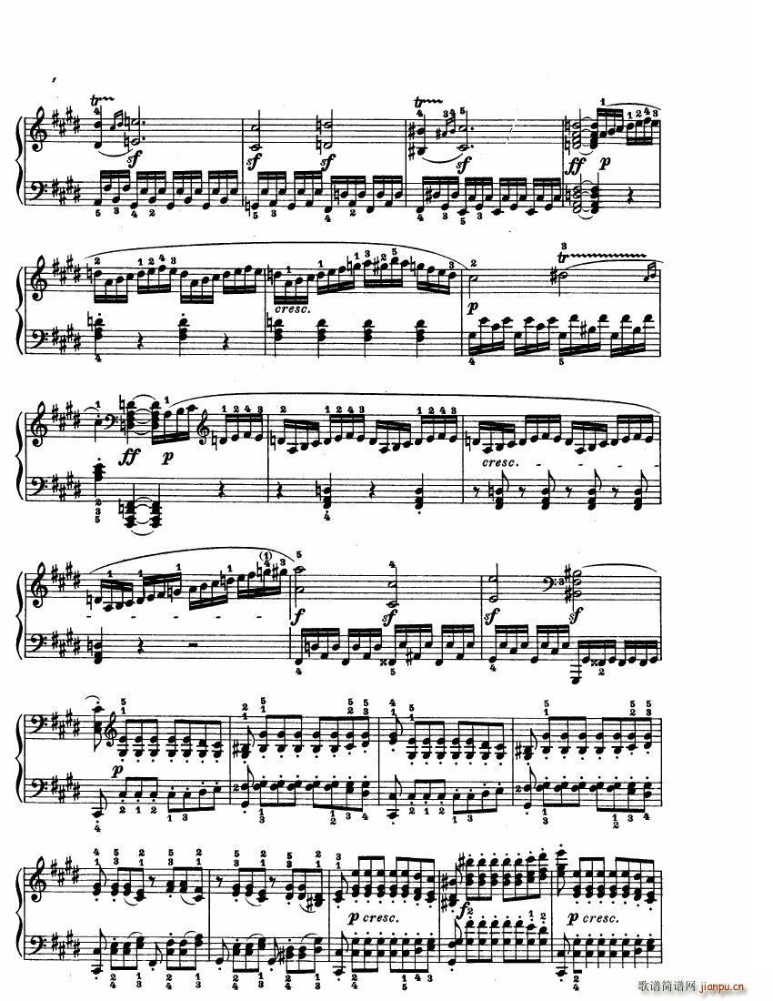 Beethoven op 27 no 2 Piano Sonata Moonlight(����V)11