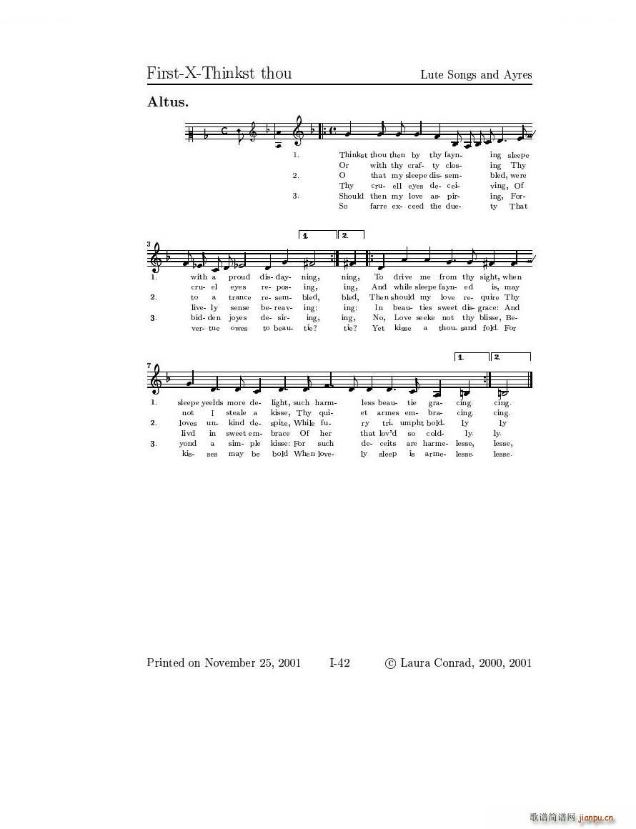 Dowland Lute Music һ Lute Music һ(ʮ�ּ�����)48