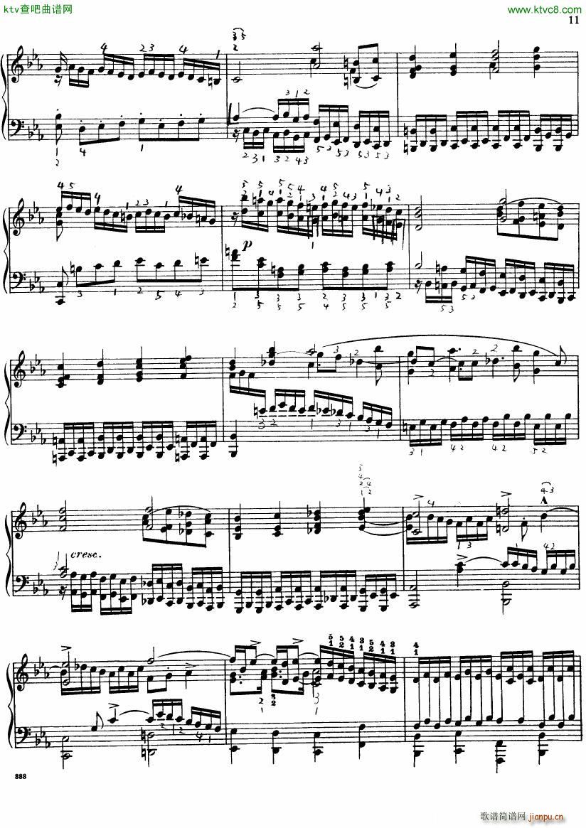 Bach JS BWV 552 Prelude and Fugue in Eb arr Busoni(����V)6