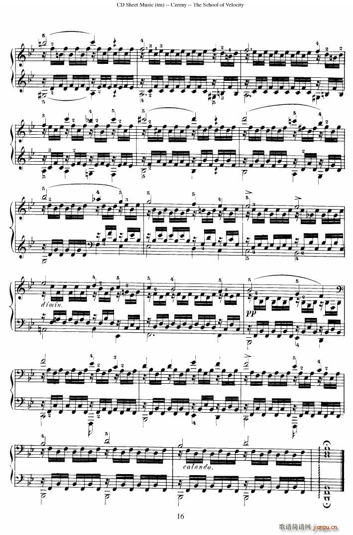 Czerny op 299 Schule der Gel ufigkeit 2(����V)16