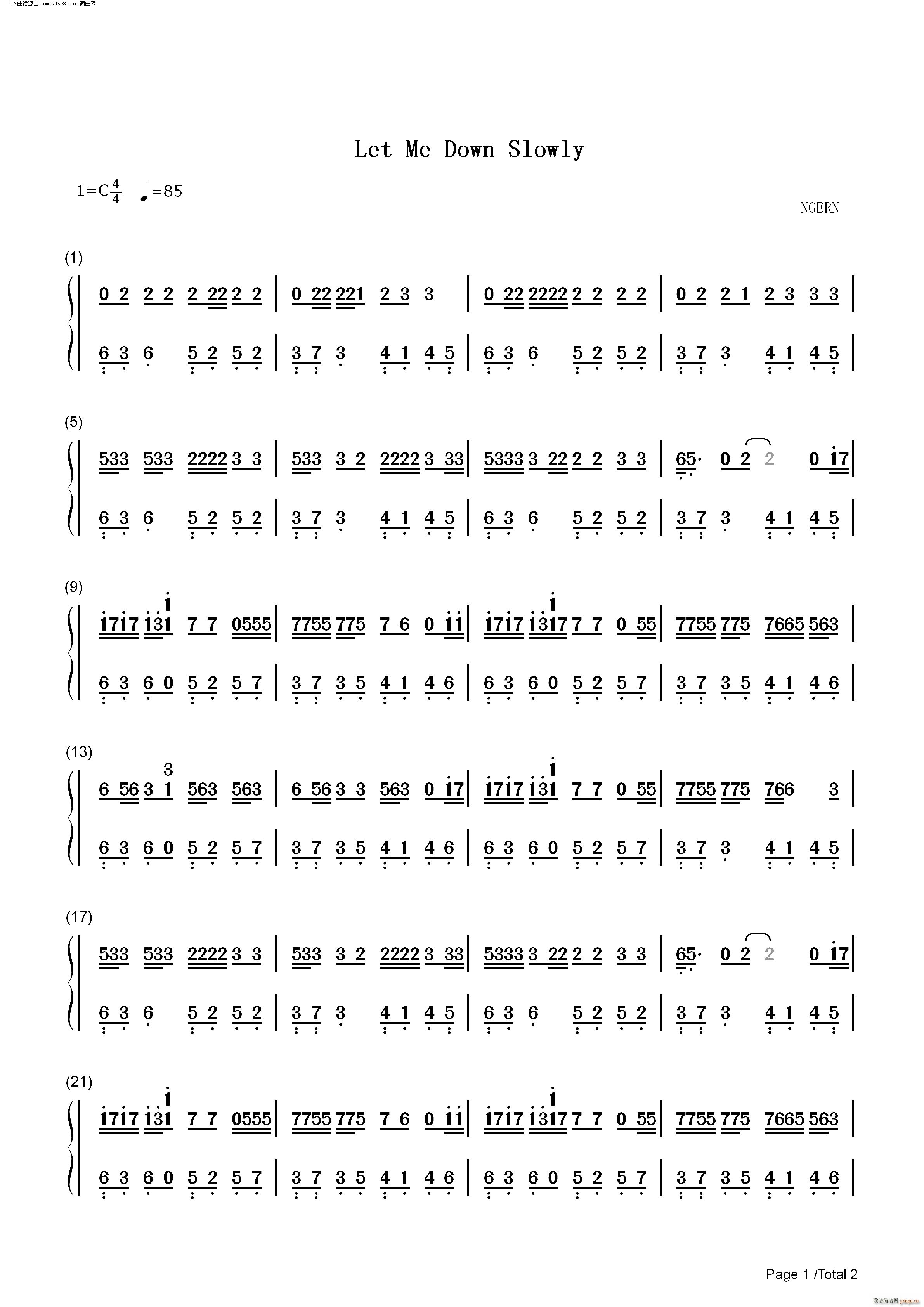 Let Me Down Slowly C�{��(ji��n)�ΰ�(����V)3