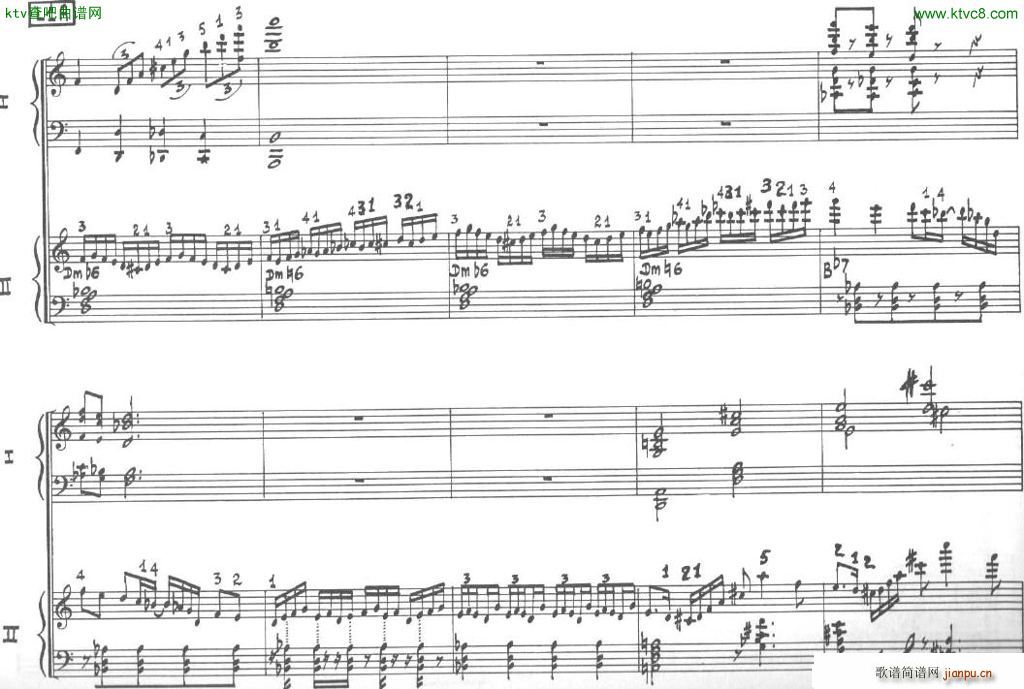 Bolling Sonata for Two Pianist no 2 Part2(����V)1